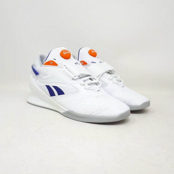 Womens Reebok Legacy Lifter III 3 HP9236 White Weightlifting Gym Training Shoes - Picture 4 of 9